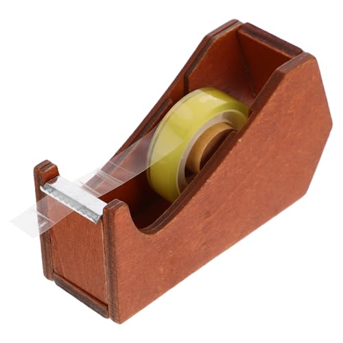 Garneck Klebebandspender im Tierischen Design Holz Tape Cutter für Büro und Bastelraum Niedliches Tiermotiv Einfach zu Bedienen Langlebig und Dekorativ von Garneck
