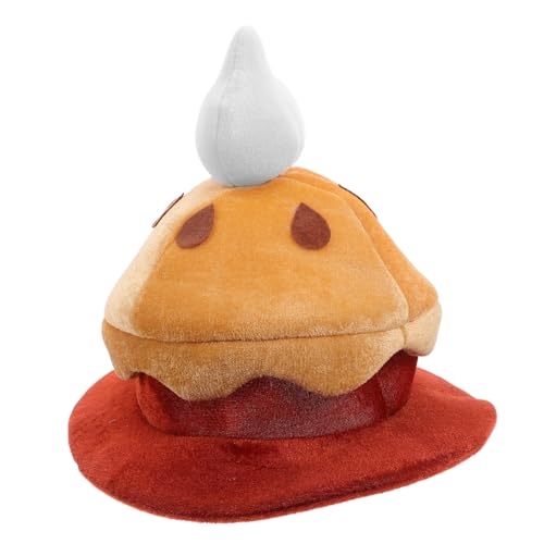 Garneck Kostüm-hut Kürbiskuchen Mütze Plüsch Dekorativer Festhut Für Halloween Weihnachten Erntedankfest Lustiger Foto-requisit Kopfschmuck von Garneck