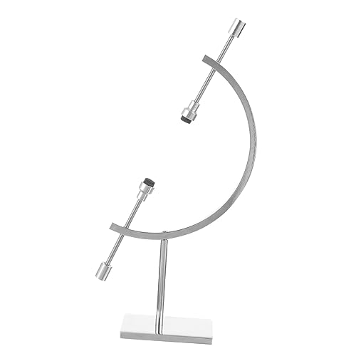 Garneck Kristallkugelständer Staffeleien Zum Ausstellen Schwebendes Display Steht Kugel-display-halter Bunter Ausstellungsstand Kugelsteinhalter Kugelhalter Inhaber Silver Rostfreier Stahl von Garneck