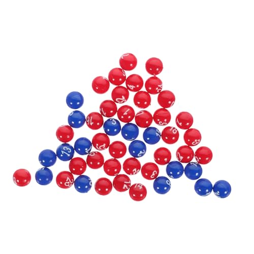 Garneck Kugeln Pack Bunte Plastikbälle Leicht Tragbar Für Partyspiele Bingo Raffle Event Zubehör Garneck Kugeln Pack Bunte Plastikbälle Leicht Tragbar Für Partyspiele Bingo Raffle Event Zubehör von Garneck