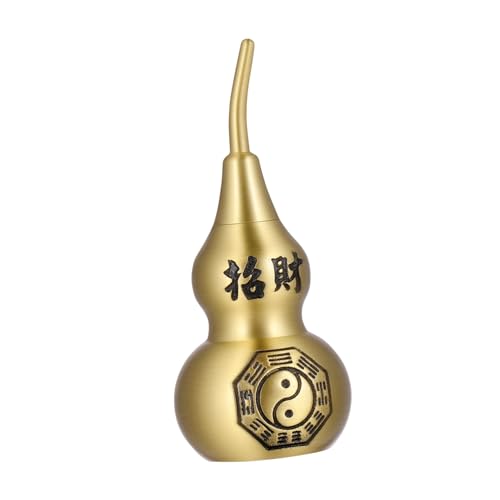 Garneck Kupfer Calabash Feng Shui Dekoration Chinesischer Stil Glücksbringer Tragbarer Glückskürbis für Zuhause Auto Büro Geschenkidee Hochzeit Polterabend von Garneck