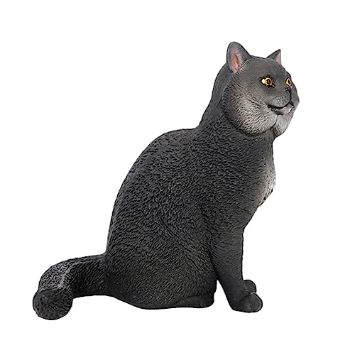Garneck Kurzhaarige Katzenverzierung Miniaturtiere Bausatz Plüsch Gefälscht Miniaturkatze Wurf Simulationskatzenfigur Tischdekoration Desktop-schmuck Tierfigur Black Plastik Garneck Kurzhaarige Katzenverzierung Miniaturtiere Bausatz Plüsch Gefälscht Miniaturkatze Wurf Simulationskatzenfigur Tischdekoration Desktop-schmuck Tierfigur Black Plastik von Garneck