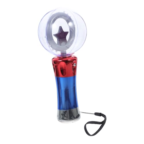Garneck LED Leuchtender Rotierender Zauberstab für Blinkender Party und Konzert Flashstick Leicht Handlich ohne Batterie als und Dekoration von Garneck