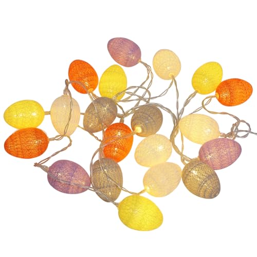 Garneck LED Lichterkette Ostern Mit Timer – Bunte Ostereier Und Osterhasen Für Stimmungsvolle Innen- Und Außendekoration – 3-3m Mit 20 LEDs Für Festliche Atmosphäre Zu Ostern Garneck LED Lichterkette Ostern Mit Timer – Bunte Ostereier Und Osterhasen Für Stimmungsvolle Innen- Und Außendekoration – 3-3m Mit 20 LEDs Für Festliche Atmosphäre Zu Ostern von Garneck