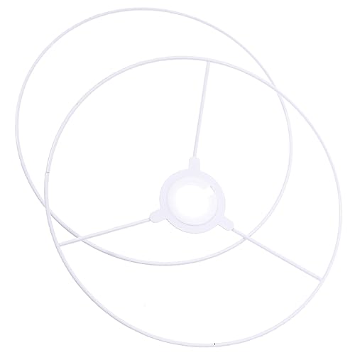 Garneck Lampenschirm Ring Set 30 Cm - Hochwertiger Lampenring Aus Eisen Für DIY Pendelleuchten - Tischlampen Und Wandlampen Ideal Für Kreative Wohnideen 15 Cm Und 25 Cm Optionen von Garneck
