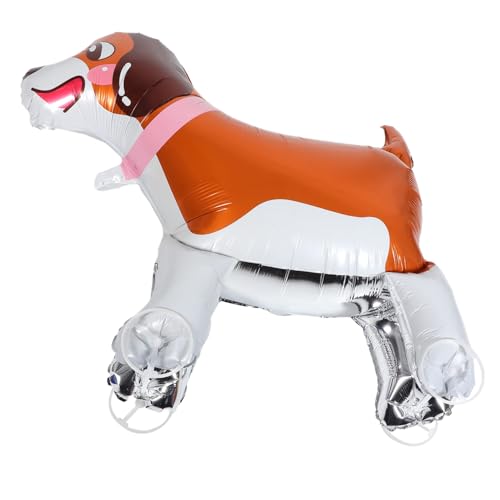 Garneck Laufballon mit Rädern gehende Tierballons Walker-Ballon Ballons für Welpen tierische Folienballons Dackel-Geburtstagsdekorationen Ballon-Hund-Ornament Aluminiumfolie Garneck Laufballon mit Rädern gehende Tierballons Walker-Ballon Ballons für Welpen tierische Folienballons Dackel-Geburtstagsdekorationen Ballon-Hund-Ornament Aluminiumfolie von Garneck