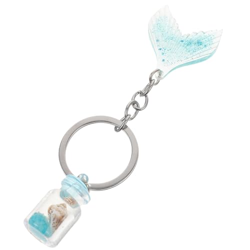 Garneck Luminous Wishing Bottle Keychain Mit Meerjungfrauenschwanz Und Seestern Schlüsselanhänger Dekoration Für Taschen Und Rucksäcke Garneck Luminous Wishing Bottle Keychain Mit Meerjungfrauenschwanz Und Seestern Schlüsselanhänger Dekoration Für Taschen Und Rucksäcke von Garneck