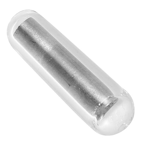 Garneck Magnetrührer Rühren Runden Bar Stöcke Magnetisches Rührpaddel Labor-magnetrührstäbe Laborausrüstung Rührmixer Hochgeschwindigkeits-magnetrührstäbe Silber Glas Wiederverwendbar von Garneck