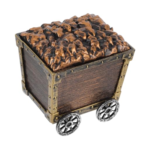 Garneck Minenwagen mit Kreatives Aufbewahrungsbehälter für Kleine Spielzeuge Snacks und Edelsteine für Zuhause Schule und Kindergarten von Garneck