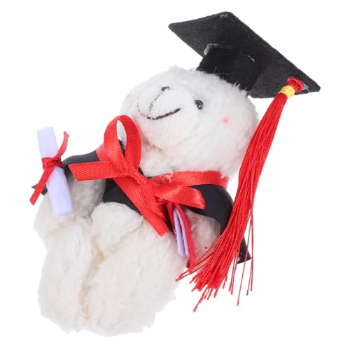 Garneck Mini-abschlussbär Abschluss Stofftiere Abschluss Kleiner Plüschbär Mini-kuscheltierpuppe Zum Abschluss Abschluss-minibärenmasse Diplom-bär Weiß Plüschstoffe Garneck Mini-abschlussbär Abschluss Stofftiere Abschluss Kleiner Plüschbär Mini-kuscheltierpuppe Zum Abschluss Abschluss-minibärenmasse Diplom-bär Weiß Plüschstoffe von Garneck