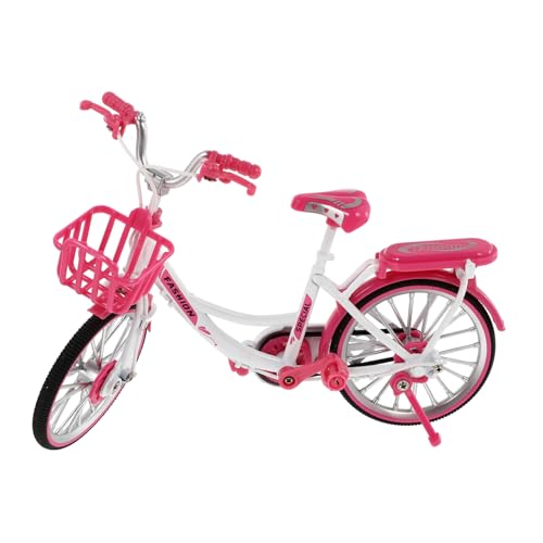 Garneck Miniatur Fahrradmodell Desktop Deko aus Verschleißfestem Legierungs Kunststoff Detailgetreue Skulptur mit Glatter Oberfläche Kreatives und Ornamentale Tischdekoration für von Garneck