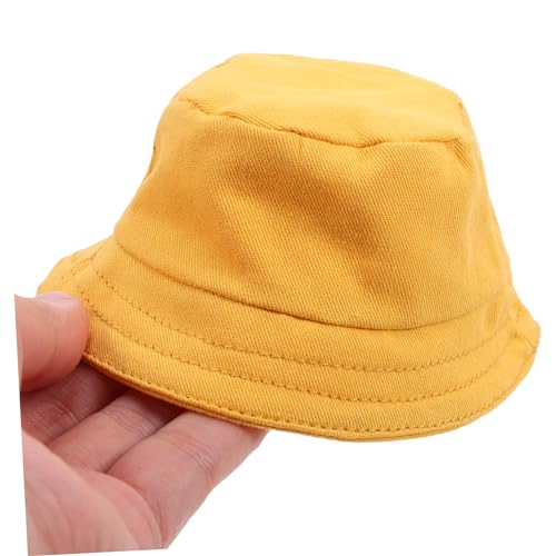Garneck Miniatur Puppenhut Baumwolle Fischerhut für Kuscheltiere Leichter Dekorativer Wiederverwendbarer Plüschhut für Puppenkleidung Vielseitiges Langlebiges Accessoire in Gelb Garneck Miniatur Puppenhut Baumwolle Fischerhut für Kuscheltiere Leichter Dekorativer Wiederverwendbarer Plüschhut für Puppenkleidung Vielseitiges Langlebiges Accessoire in Gelb von Garneck