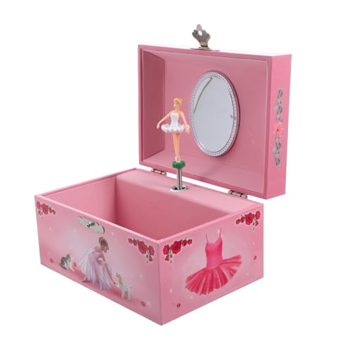 Garneck Musikalische Schmuckschatulle für Mädchen Rosa Ballerina Spieluhr mit Drehender Tänzerin Stabile Musikbox als für Geburtstag und Besondere Anlässe Romantische Atmosphäre im Garneck Musikalische Schmuckschatulle für Mädchen Rosa Ballerina Spieluhr mit Drehender Tänzerin Stabile Musikbox als für Geburtstag und Besondere Anlässe Romantische Atmosphäre im von Garneck