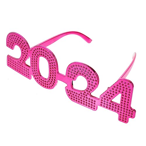 Garneck Neujahr Party Brille Lustige Auffällige Brille für Fotorequisiten und Feiern für Festivals und Partys von Garneck