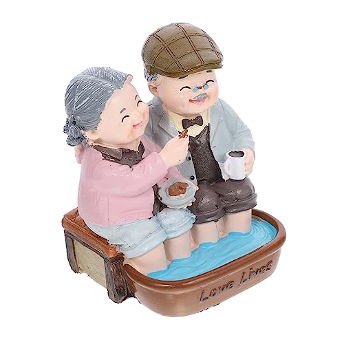Garneck Oma Und Opa Figuren - Altes Ehepaar Auf Bank - Liebevolle Dekoration Für Hochzeitstag Und Geburtstag 1PC Harzfigur Als Kuchen Topper Für Festliche Anlässe Garneck Oma Und Opa Figuren - Altes Ehepaar Auf Bank - Liebevolle Dekoration Für Hochzeitstag Und Geburtstag 1PC Harzfigur Als Kuchen Topper Für Festliche Anlässe von Garneck