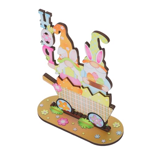 Garneck Osterdekoration Holzfiguren Kreative GNOME Für Tischdeko Frühlings-Home Decor Vielseitige Stile Für Festliche Anlässe Charmante Und Auffällige Deko Für Zuhause Und Partys von Garneck