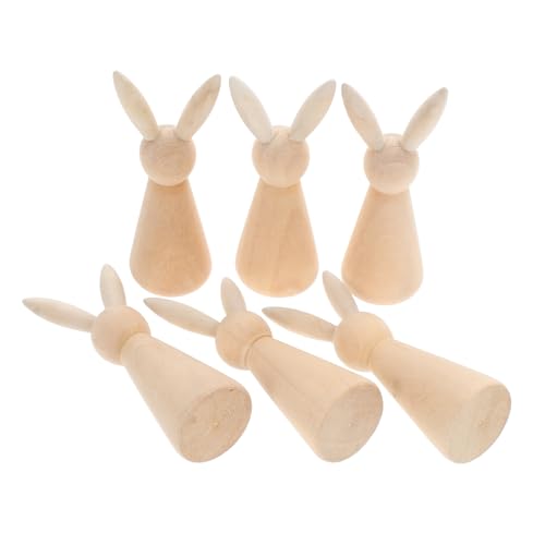 Garneck Osterhase Bodeneinsatz Dekoration Holz Handwerk Hase Hasen Dekorationen Unvollendete Holzfiguren von Garneck