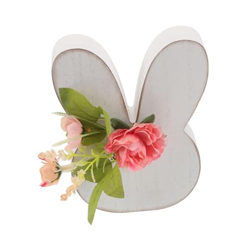 Garneck Osterhasen-Tisch-holzschilder, Holz-Blumen-Kaninchen-tablett, Tischplatte, Party-mittelstück, Schilder, Frühlingsdekorationen Für Zuhause, Esszimmer, Schreibtisch, Büro Garneck Osterhasen-Tisch-holzschilder, Holz-Blumen-Kaninchen-tablett, Tischplatte, Party-mittelstück, Schilder, Frühlingsdekorationen Für Zuhause, Esszimmer, Schreibtisch, Büro von Garneck