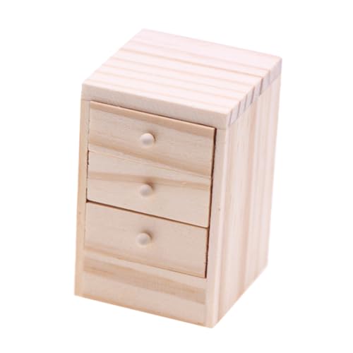 Garneck Puppenhausmöbel Kommode Mini Puppenhaus Möbel Im Maßstab 112 Puppenhausschrank Puppenhaus Aufbewahrung Nachttische Im Maßstab 112 Mini Aufbewahrungsschubladen Holz von Garneck