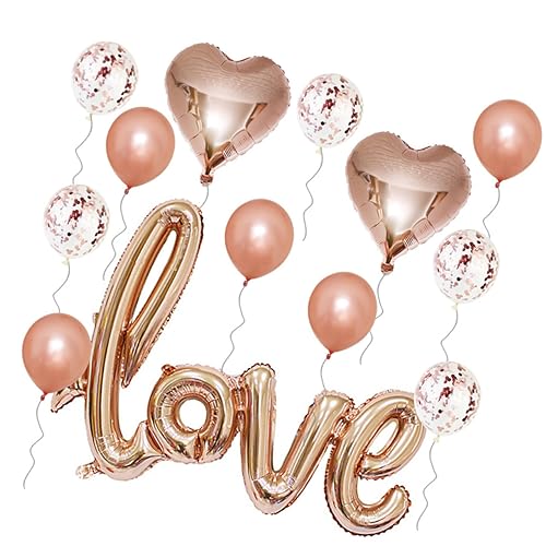 Garneck Romantisches Party Ballon Set Für Hochzeiten Und Valentinstag Perlmutt Latexballons Konfetti Ballons Herzballons Und Garneck Romantisches Party Ballon Set Für Hochzeiten Und Valentinstag Perlmutt Latexballons Konfetti Ballons Herzballons Und von Garneck