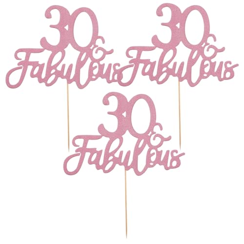 Garneck Roségold Glitter 30 Geburtstag Tortenaufsatz Happy Birthday Kuchendekoration Für Frauen Festliche Partydeko Für 30 Geburtstagsfeier Garneck Roségold Glitter 30 Geburtstag Tortenaufsatz Happy Birthday Kuchendekoration Für Frauen Festliche Partydeko Für 30 Geburtstagsfeier von Garneck