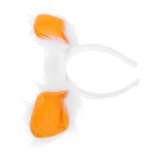 Garneck Schafohren-stirnband Lammohren Kostüm Für Erwachsene Lamm-ohr-stirnband Cosplay Lammkostüm Für Erwachsene Ziege Schaf Kostüm Schafohren Stirnband Für Erwachsene Weiß Plüsch von Garneck