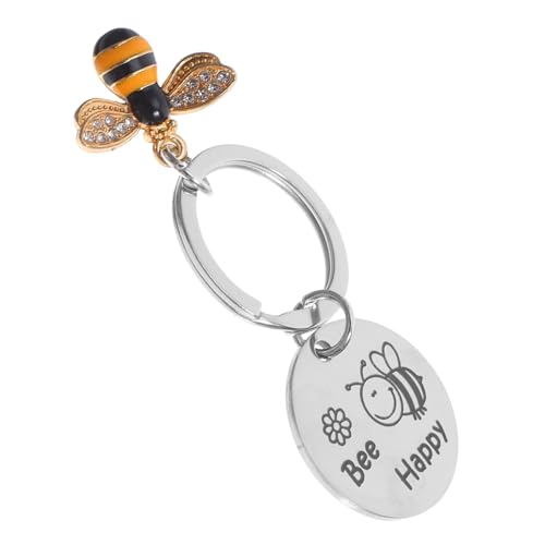 Garneck Schlüsselanhänger Mit Kleiner Biene Bienenanhänger Bastelglocken Für Tasche Geldbörse Schlüsselanhänger Charms Cartoon Essen Anhänger Geldbörsen Charms Für Handtaschen von Garneck
