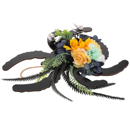 Garneck Spinnen-halloween-kranz: Gruseliges Blumenarrangement Mit Künstlichen Rosen – Türdekoration Für Drinnen Und Draußen Für Spukhaus – Gruseliges Mittelstück Für Die Veranda Garneck Spinnen-halloween-kranz: Gruseliges Blumenarrangement Mit Künstlichen Rosen – Türdekoration Für Drinnen Und Draußen Für Spukhaus – Gruseliges Mittelstück Für Die Veranda von Garneck