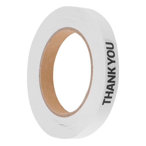 Garneck Thank You Sealing Tape Selbstklebend Lebensmittelecht Reißfest Bedruckt für Tüten Blumenarrangements Supermarkt Einfache Handhabung Vielseitig Einsetzbar Garneck Thank You Sealing Tape Selbstklebend Lebensmittelecht Reißfest Bedruckt für Tüten Blumenarrangements Supermarkt Einfache Handhabung Vielseitig Einsetzbar von Garneck