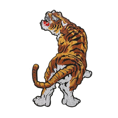 Garneck Tiger Applikation Großer Stickerei Aufnäher aus Stoff für Kleidung Rucksäcke Jacken zum Nähen Langlebig und Dekorativ für DIY Mode und Handwerk Garneck Tiger Applikation Großer Stickerei Aufnäher aus Stoff für Kleidung Rucksäcke Jacken zum Nähen Langlebig und Dekorativ für DIY Mode und Handwerk von Garneck