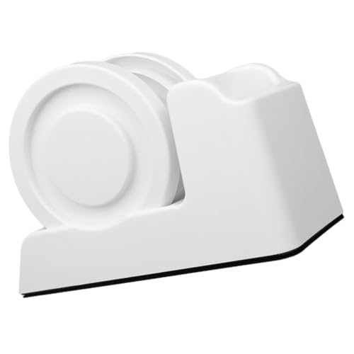 Garneck Tisch Klebebandabroller Weiß Stabil Leicht Desktop Klebebandspender Praktisch Für Büro Milchtee Läden Home Workshop Multifunktional Garneck Tisch Klebebandabroller Weiß Stabil Leicht Desktop Klebebandspender Praktisch Für Büro Milchtee Läden Home Workshop Multifunktional von Garneck
