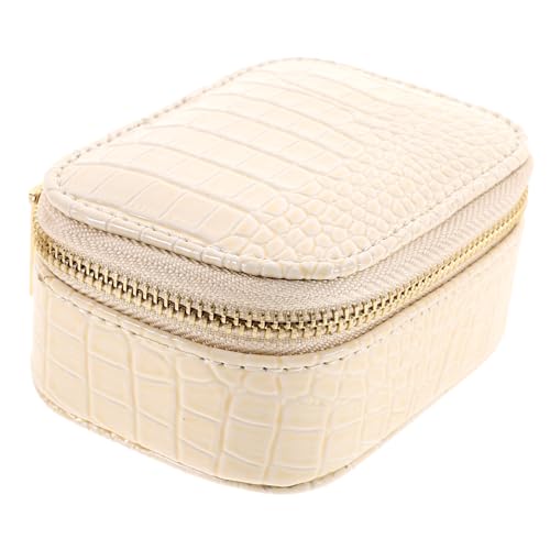 Garneck Tragbare Schmuckschatulle PU Klein Schmuckbox Reise Organizer für Ringe Ohrringe Armbänder Halsketten Damen Schmuckaufbewahrung Schmuckdose Garneck Tragbare Schmuckschatulle PU Klein Schmuckbox Reise Organizer für Ringe Ohrringe Armbänder Halsketten Damen Schmuckaufbewahrung Schmuckdose von Garneck