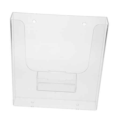 Garneck Transparenter Wandhalter Vielseitiger Dokumenten Prospekthalter Stabiler Wandmontage organizer für Broschüren Magazine Karten und Kataloge Praktischer Büro displayständer Garneck Transparenter Wandhalter Vielseitiger Dokumenten Prospekthalter Stabiler Wandmontage organizer für Broschüren Magazine Karten und Kataloge Praktischer Büro displayständer von Garneck