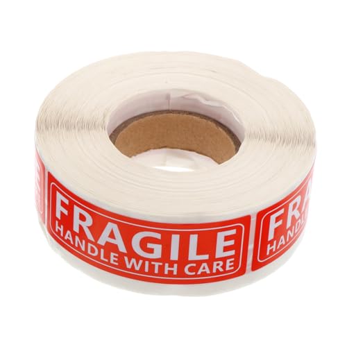 Garneck Versandaufkleber Handle With Care Selbstklebend Rote Warnetiketten für Zerbrechliche Pakete Leicht Anzubringen Lesbar für Sichere Versandverpackung Praktische Packung Garneck Versandaufkleber Handle With Care Selbstklebend Rote Warnetiketten für Zerbrechliche Pakete Leicht Anzubringen Lesbar für Sichere Versandverpackung Praktische Packung von Garneck