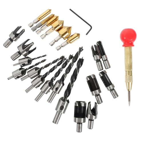 Garneck Vielseitiges Senkbohrer mit Holzplugg Robust Langlebiger Stahlkonstruktion Präzise Bohrlöcher für Holzarbeiten Professionelles Heimwerker Tool für DIY Projekte und Mobile Nutzung Garneck Vielseitiges Senkbohrer mit Holzplugg Robust Langlebiger Stahlkonstruktion Präzise Bohrlöcher für Holzarbeiten Professionelles Heimwerker Tool für DIY Projekte und Mobile Nutzung von Garneck