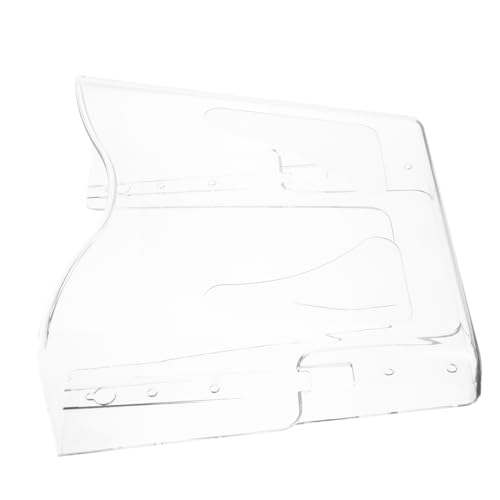 Garneck Wandmontierter Transparenter Prospekthalter aus für Kataloge Dokumente und Broschüren Organizer für Büro und Zuhause Platzsparend und Leicht Zugänglich von Garneck