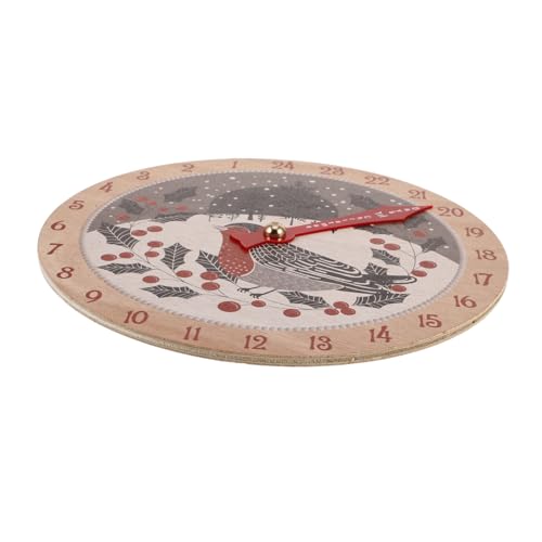 Garneck Weihnachts-Countdown-Kalender Wanddekoration für Weihnachten weihnachtlicher adventskalender Weihnachts -Countdown Weihnachten Adventskalender fröhlicher weihnachtskalender hölzern von Garneck