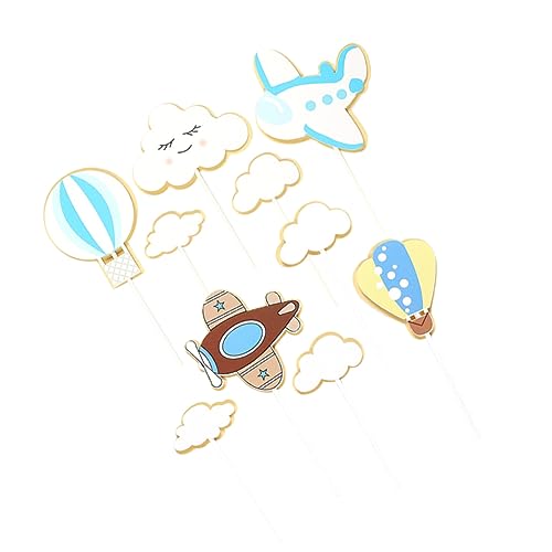 Garneck Wolken Flugzeug Cupcake Topper Für Babyparty - 20 Stück Dekoration Für Geburtstagsfeiern - Ideal Für Kuchen Und Muffins Kreative Party Supplies Für Kleine Flugzeugfans Garneck Wolken Flugzeug Cupcake Topper Für Babyparty - 20 Stück Dekoration Für Geburtstagsfeiern - Ideal Für Kuchen Und Muffins Kreative Party Supplies Für Kleine Flugzeugfans von Garneck