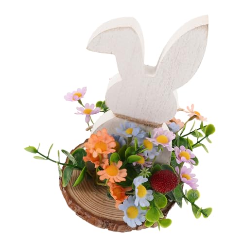 Garneck Wooden Spring Decor Rustikaler Osterhase Tischdekor Für Frühlingsdekoration Holzfigur Für Bauernhaus-Stil Tischmitte Für Ostern Und Saisonale Anlässe Garneck Wooden Spring Decor Rustikaler Osterhase Tischdekor Für Frühlingsdekoration Holzfigur Für Bauernhaus-Stil Tischmitte Für Ostern Und Saisonale Anlässe von Garneck