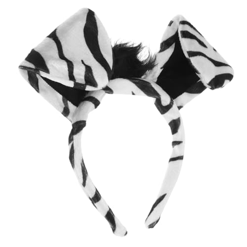 Garneck Zebra Ohr Haarreif für Kostüm und Themenpartys Weiches und Bequemes Zubehör für Frauen für Cosplay und Festliche Anlässe Garneck Zebra Ohr Haarreif für Kostüm und Themenpartys Weiches und Bequemes Zubehör für Frauen für Cosplay und Festliche Anlässe von Garneck