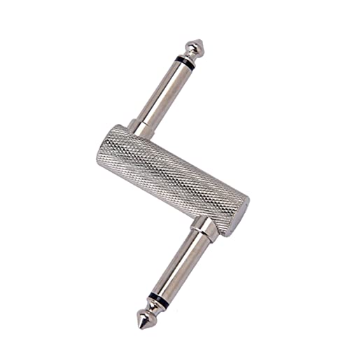 Garneck für Effektpedal vom Typ z Instrumenten-Steckverbinder Pedalboard-Zubehör Gitarrenpedaladapter Gitarrenpedalkoppler Koppler für Gitarren-Effektpedale Silver von Garneck