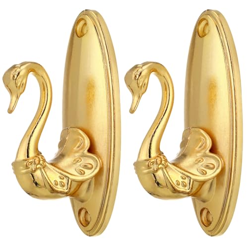 Raffhalter für Vorhänge, Vintage-Stil, Schwanen-Stil, goldfarben, 1 Paar Raffhalter für Vorhänge, Vintage-Stil, Schwanen-Stil, goldfarben, 1 Paar von Garneck