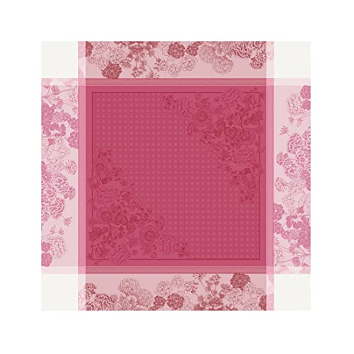 Garnier Thiebaut Rosa Damast Tischdecke 115 x 115 cm - Geblümt, Klassisches Design, Baumwolle, Quadratisch, Abgerundet, Klassisch, Blumenmuster, Maschinenwäsche, 1 stück Garnier Thiebaut Rosa Damast Tischdecke 115 x 115 cm - Geblümt, Klassisches Design, Baumwolle, Quadratisch, Abgerundet, Klassisch, Blumenmuster, Maschinenwäsche, 1 stück von Garnier Thiebaut