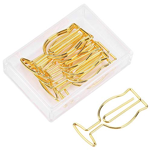 10 stücke Weinglas Büroklammer Metall Goldene Lustige Dokument Clips für Schule Büro Lesezeichen Organisieren Schreibwaren 10 stücke Weinglas Büroklammer Metall Goldene Lustige Dokument Clips für Schule Büro Lesezeichen Organisieren Schreibwaren von Garosa