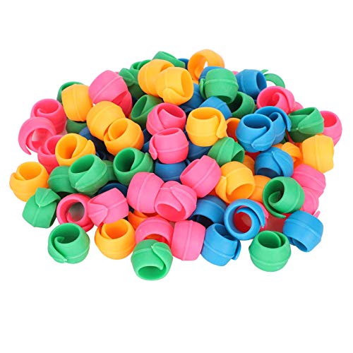 100Pcs Spulenfaden Halter, Klammern für Spulen Nähstickgarn Fadenhalter Fadenclips Fadenspule Huggers zum Sticken, Quilten und Nähen von Fäden von Garosa