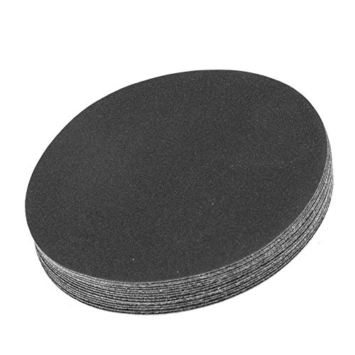 15pcs 5in Rundes Sandpapier 180 400 1500 5000 10000# Grit Sandpolierpapier für Autokontrollen (5 Zoll 180#) von Garosa