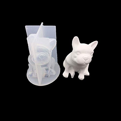 3D Hundekatze Silikon Kuchen Kerzenformen DIY Seife Praline Candy Fondant Formen für Kuchen Dekorieren Harz Epoxidguss Form(1) von Garosa