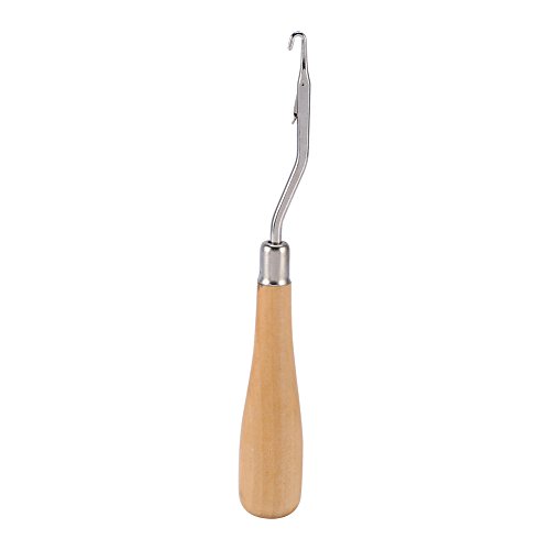 Bent Latch Hook Crochet Needle Latch Hook mit Holzgriff Nadelhaken Werkzeug Bent Latch Hook Crochet Needle Latch Hook mit Holzgriff Nadelhaken Werkzeug von Garosa