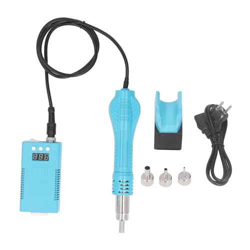 Digitales Heißluftpistolen-Set, LCD-Display, 700 W, Tragbare Mini-Schrumpfschlauchpistole, 100–480 °C, Verstellbar, mit 3-teiliger Düse für Elektronisches Löten, Handy-Reparatur (EU-Stecker 220V 8A) Digitales Heißluftpistolen-Set, LCD-Display, 700 W, Tragbare Mini-Schrumpfschlauchpistole, 100–480 °C, Verstellbar, mit 3-teiliger Düse für Elektronisches Löten, Handy-Reparatur (EU-Stecker 220V 8A) von Garosa