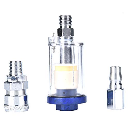 Garosa 1/4 "Luft Öl Wasserabscheider Filterabscheider mit Anschlüssen für Spritzpistole Luftkompressor Werkzeuge Garosa 1/4 "Luft Öl Wasserabscheider Filterabscheider mit Anschlüssen für Spritzpistole Luftkompressor Werkzeuge von Garosa